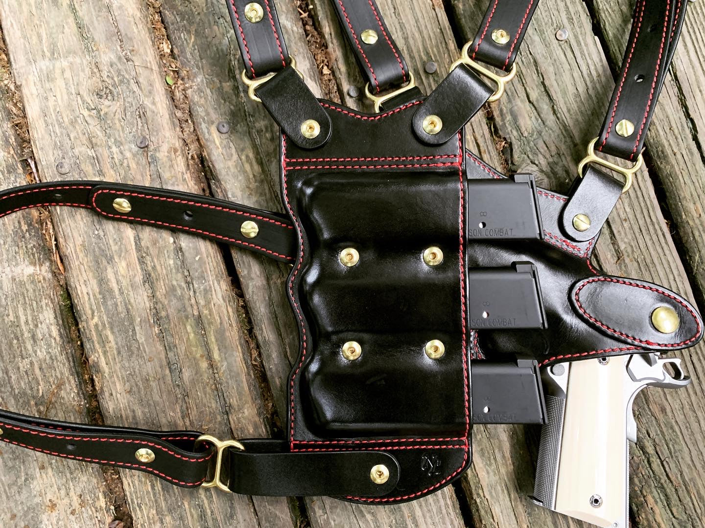 Sandpiper SH Shoulder Holster: Horizontal Magazine Pouch ONLY
