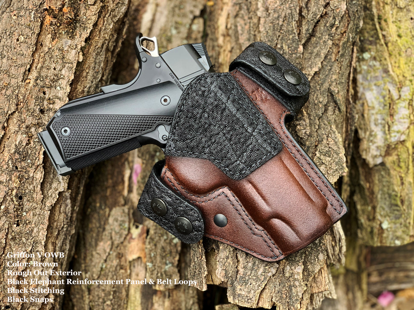 Griffon V OWB: Outside the Waistband Holster