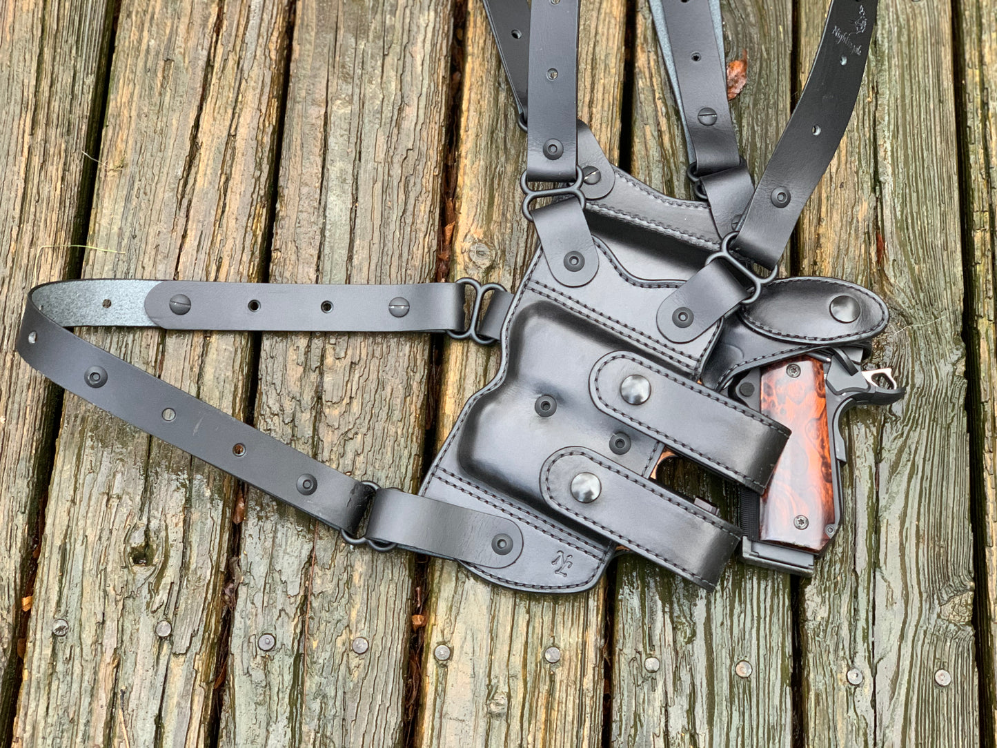 Sandpiper SH Shoulder Holster: Horizontal Magazine Pouch ONLY