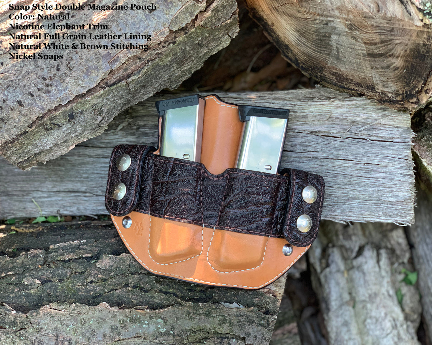 Double Snap Style Magazine Pouch