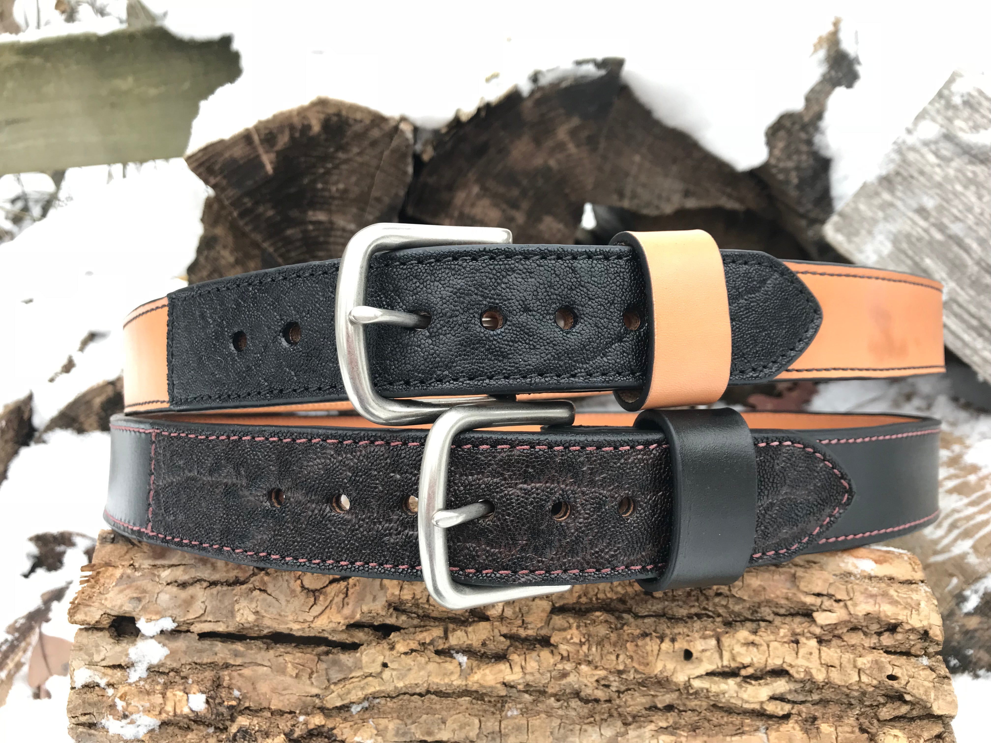 1-1/2 Dual Layer Carry Belts – Nightingale Leather Co.