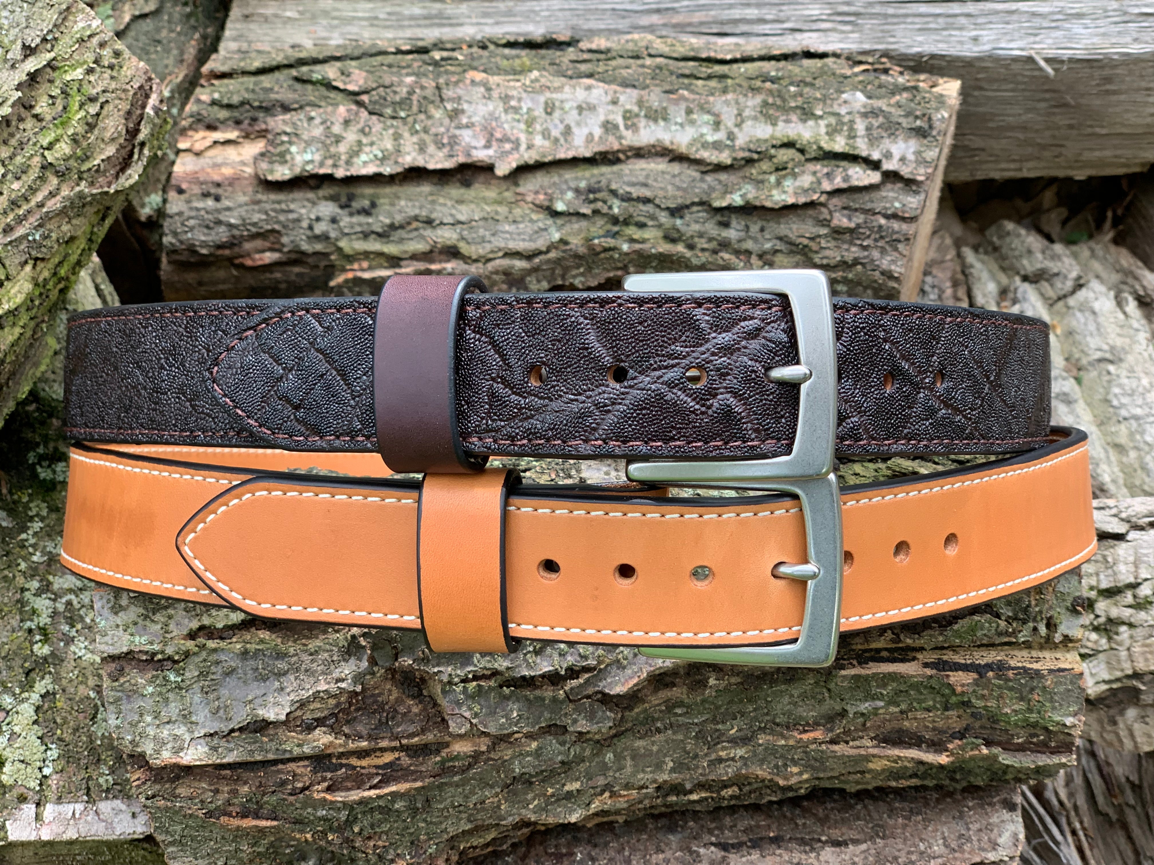1-1/2 Dual Layer Carry Belts – Nightingale Leather Co.